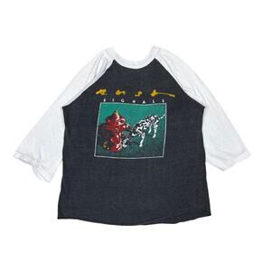 Vintage 1982 Rush Signals Tour 82-83 Raglan Baseball T Shirt Men's M